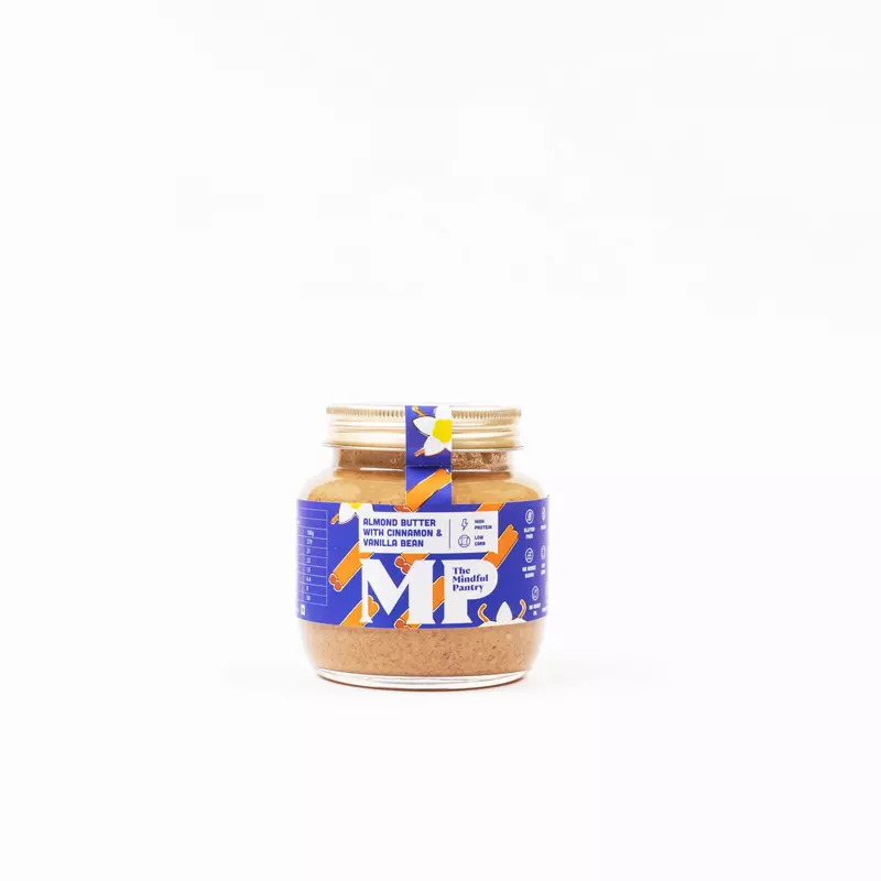 Almond Butter With Cinnamon & Vanilla Bean 275 Gms - The Mindful Pantry