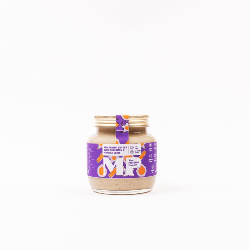 Macadamia Butter With Cinnamon & Vanilla Bean 275 Gms
