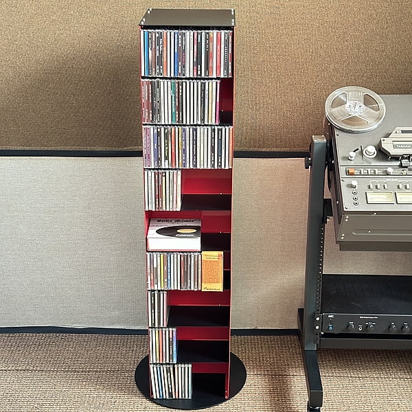 Revolving CD Organiser – 450 Jewel Case Capacity - CD450J-R Revolving CD Organiser – 450 Jewel Case Capacity - CD450J-R