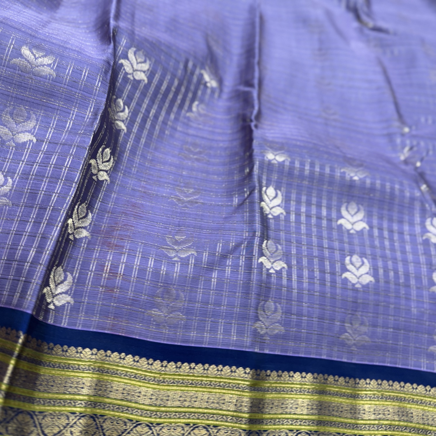 Mauve Kanchipuram Silk Saree