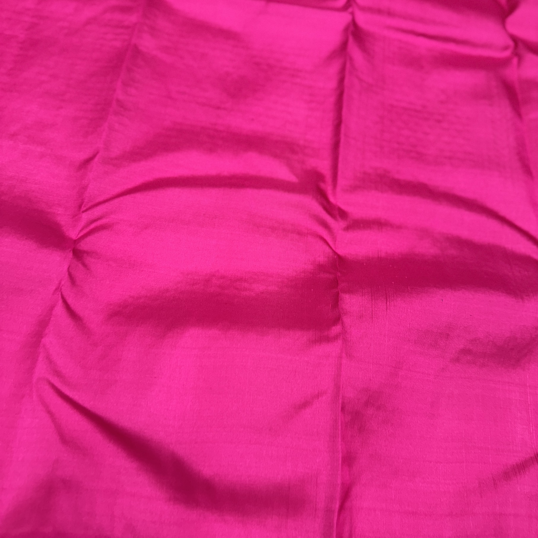 Leaf Green Dupion Soft Silk Saree with Violet