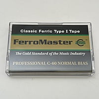 NAC - FerroMaster C256 Audio Cassette 60mins Type I - C256-C060PB NAC - FerroMaster C256 Audio Cassette 60mins Type I - C256-C060PB