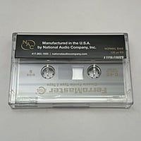 NAC - FerroMaster C256 Audio Cassette 60mins Type I - C256-C060PB NAC - FerroMaster C256 Audio Cassette 60mins Type I - C256-C060PB