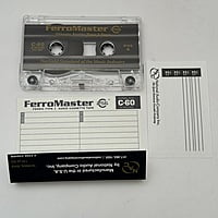 NAC - FerroMaster C256 Audio Cassette 60mins Type I - C256-C060PB NAC - FerroMaster C256 Audio Cassette 60mins Type I - C256-C060PB