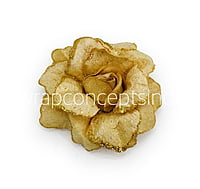 Biscotti Rose with Glittered Petals