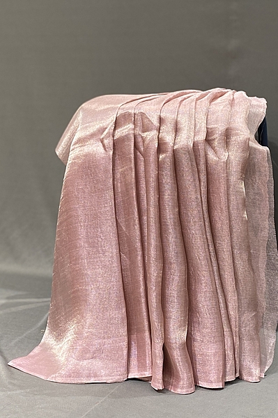 SUNEHRI PURE TISSUE SAREE 21627(Salmon pink)