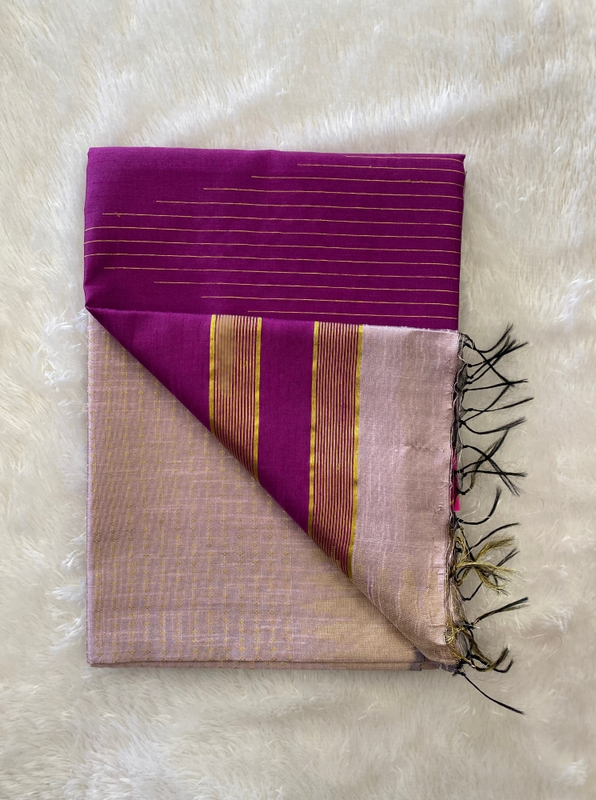 Manasa - The Semi Raw Silk Saree SWS57