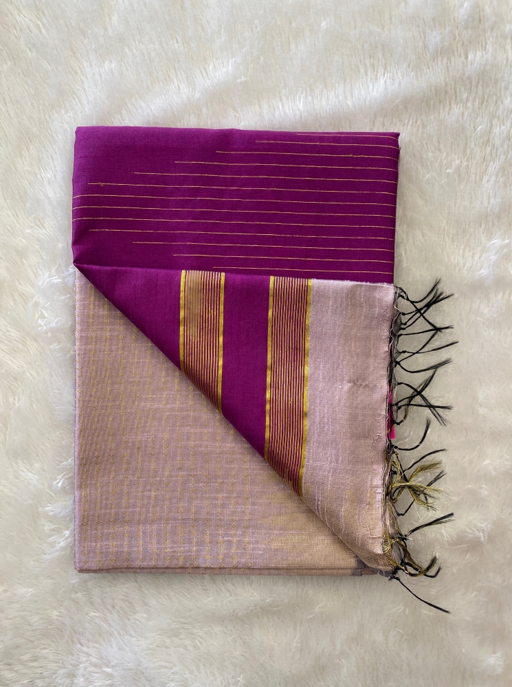 Manasa - The Semi Raw Silk Saree SWS57