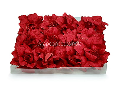 Cherry Rose with Glittered Petals