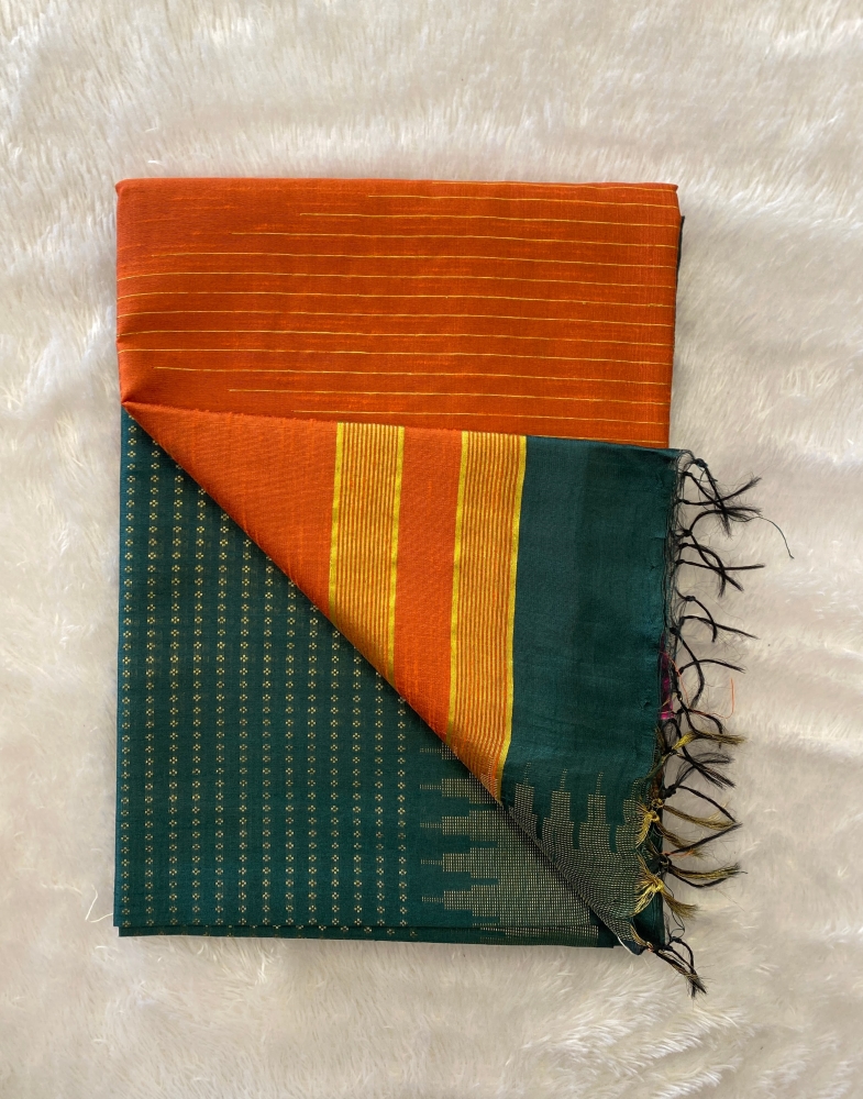 Manasa - The Semi Raw Silk Saree SWS57