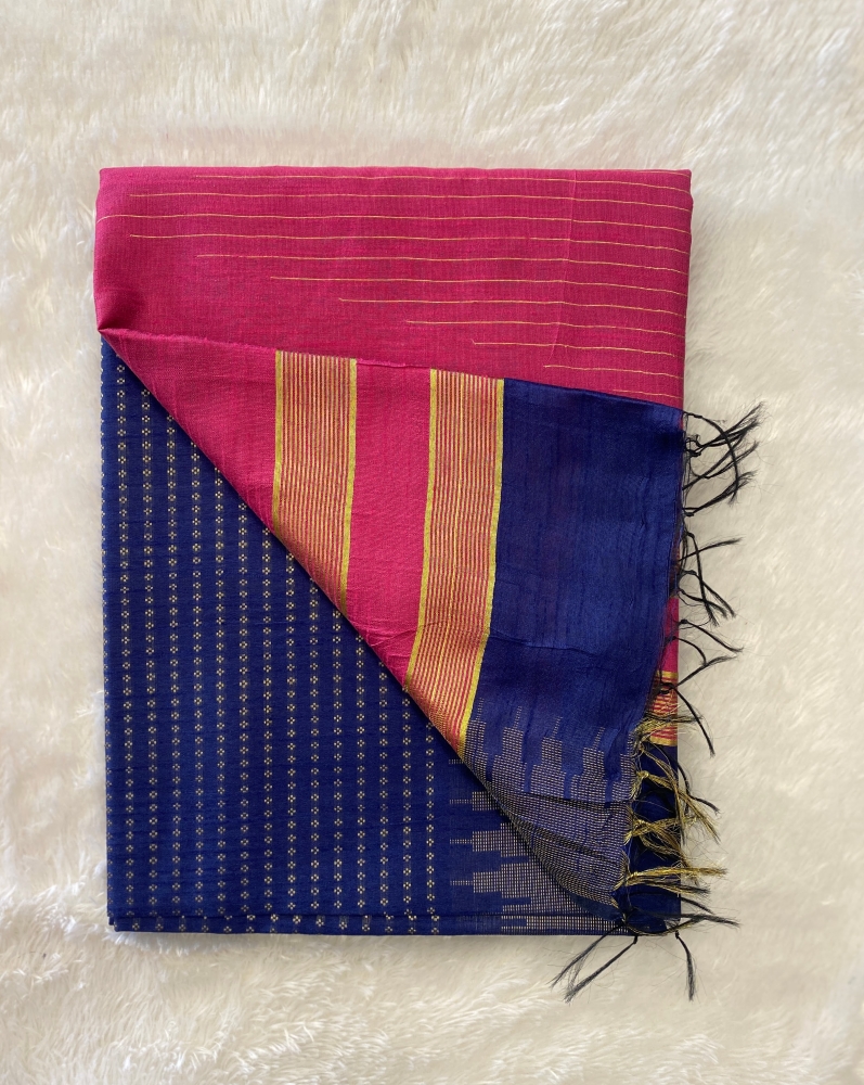 Manasa - The Semi Raw Silk Saree SWS55