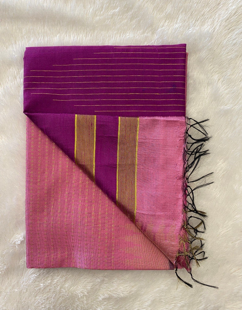 Manasa - The Semi Raw Silk Saree SWS57