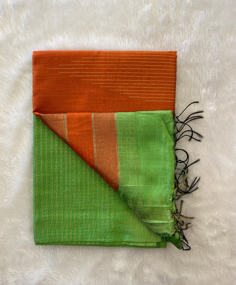 Manasa - The Semi Raw Silk Saree SWS57