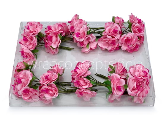Flowers With Stem W-5173-Shaded Pink