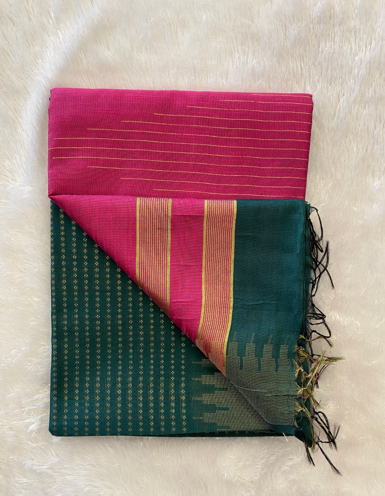 Manasa - The Semi Raw Silk Saree SWS55