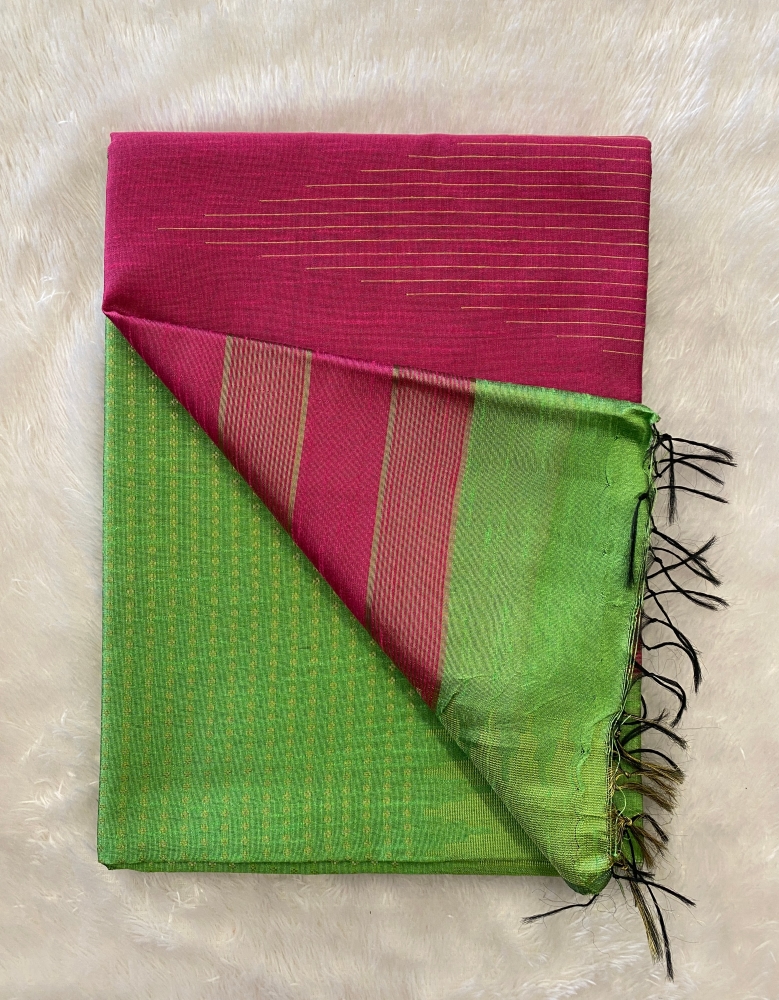 Manasa - The Semi Raw Silk Saree SWS55