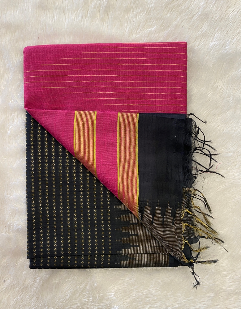 Manasa - The Semi Raw Silk Saree SWS55