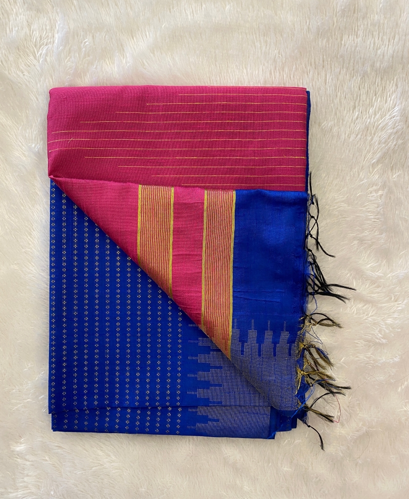 Manasa - The Semi Raw Silk Saree SWS55