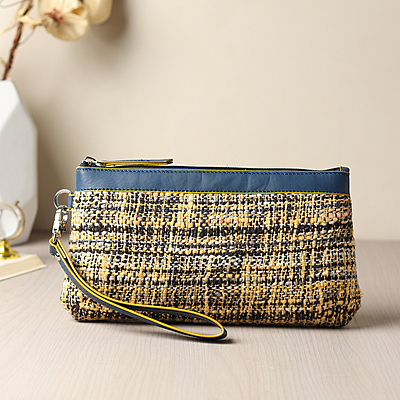 WRISTLET CLUTCH AZUL
