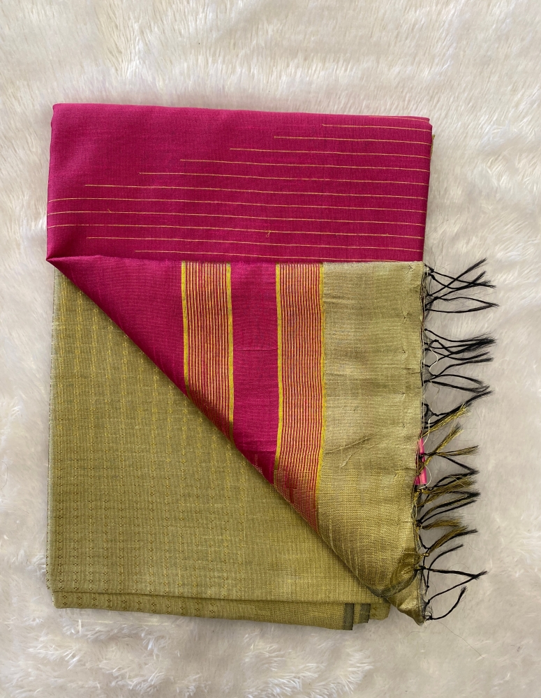 Manasa - The Semi Raw Silk Saree SWS55