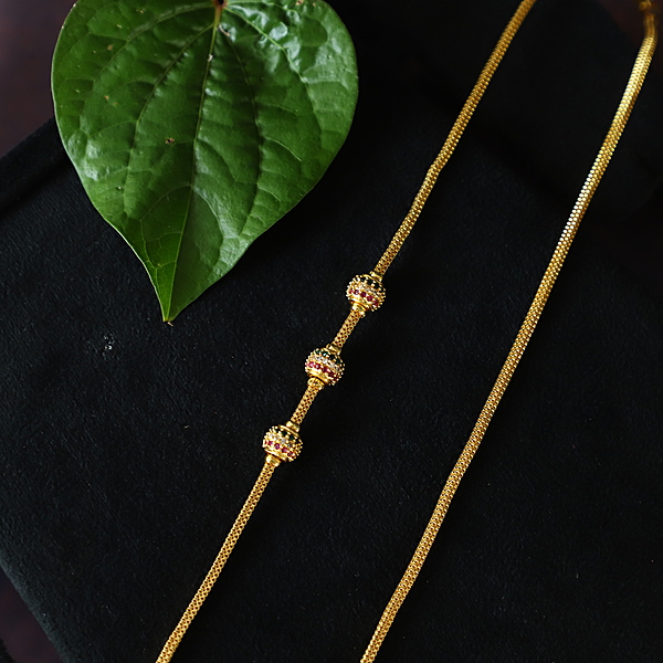 BALL RUBY MUGAPU CHAIN