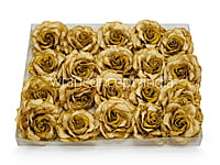 Gold Rose with Glittered Petals