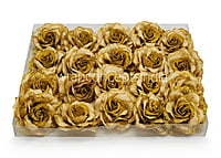 Gold Rose with Glittered Petals