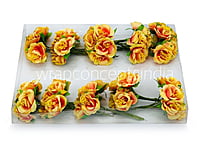Flowers With Stem W-5173-Yellow with hints of orange
