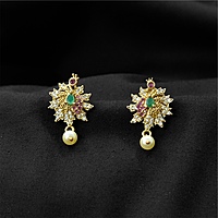 Peacock design multi colour Neckpiece