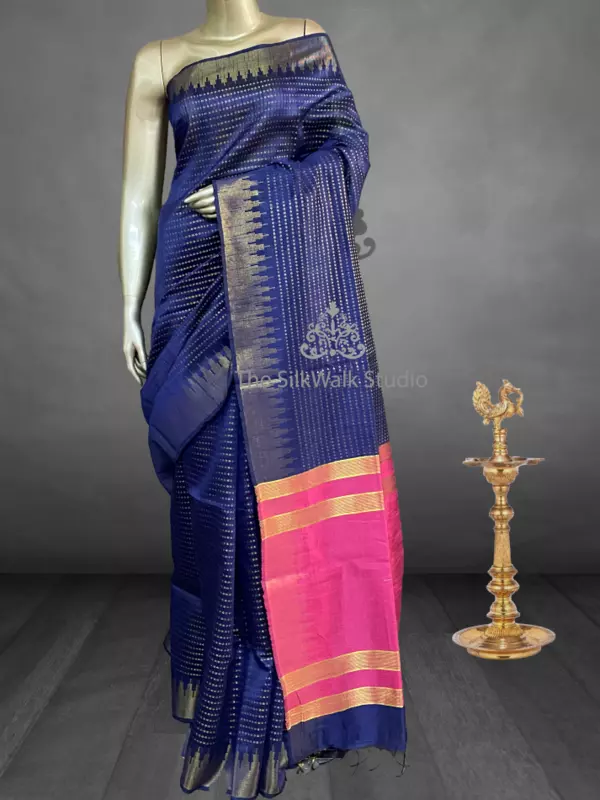 Manasa - The Semi Raw Silk Saree SWS55