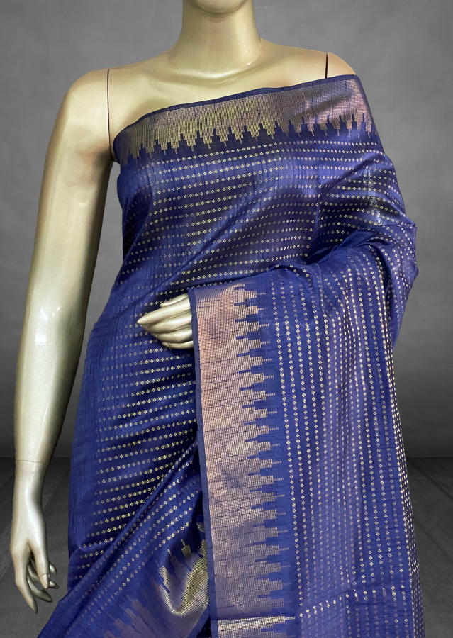 Manasa - The Semi Raw Silk Saree SWS55