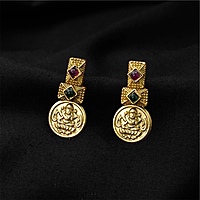 Lakshmi with coin design necklace