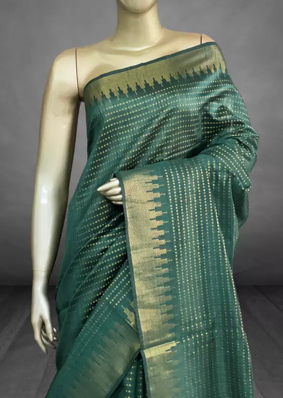 Manasa - The Semi Raw Silk Saree SWS57