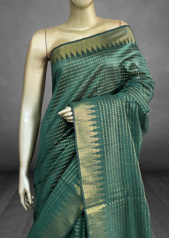 Manasa - The Semi Raw Silk Saree SWS57