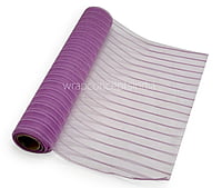 Net Roll Self Stripes - Blue
