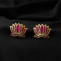 Antic Stone Matte Finish lotus design neck piece