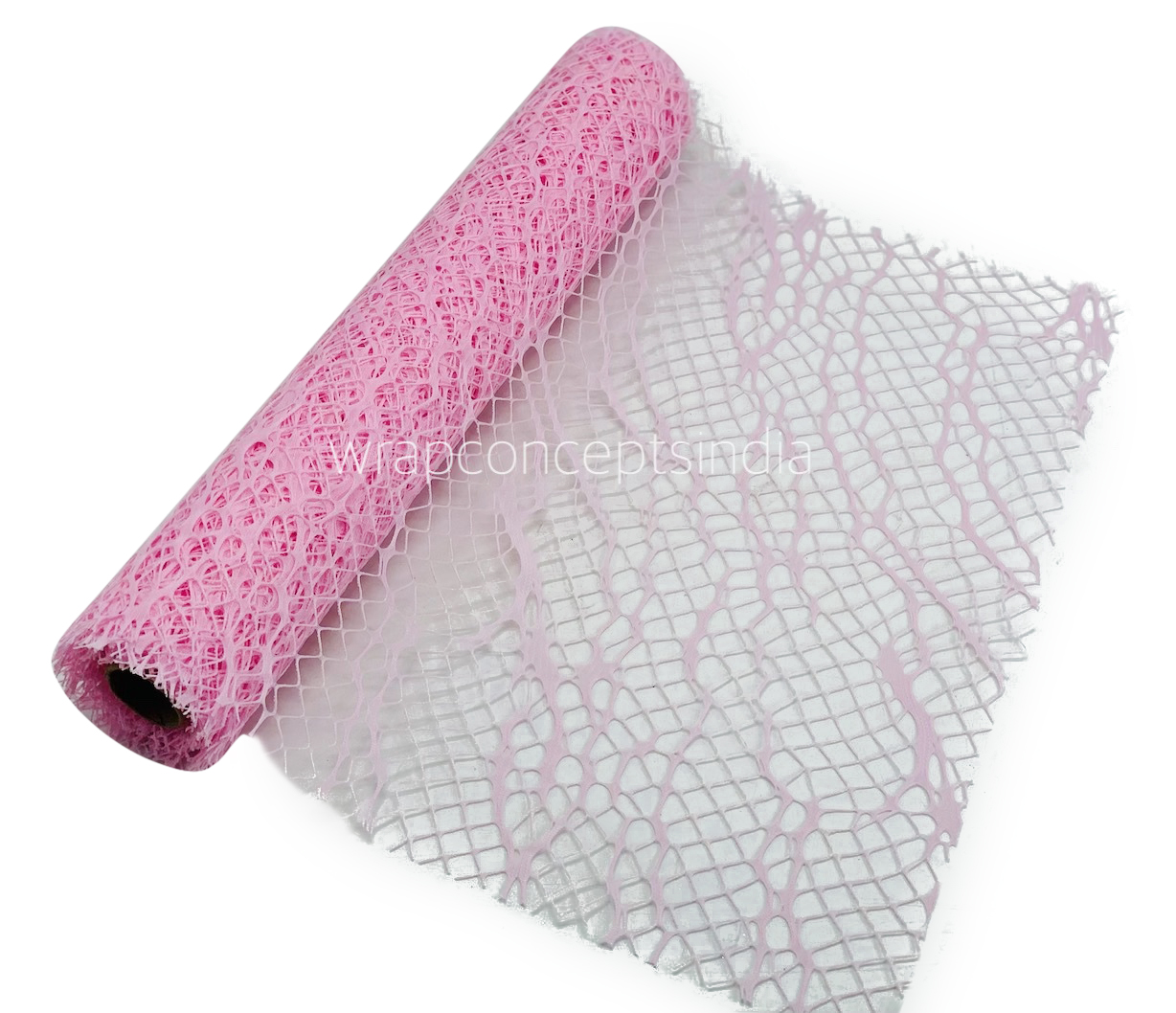 Baby Pink Spider Web Net Roll