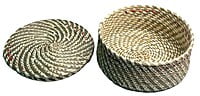 EELIKA Jute / Bamboo roti box / casserole / utility box for kitchen and dining table / for storing items