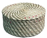 EELIKA Jute / Bamboo roti box / casserole / utility box for kitchen and dining table / for storing items