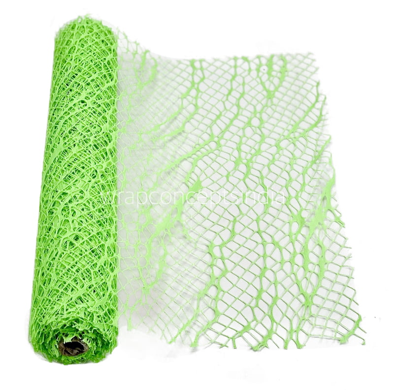 Lime Spider Web Net Roll