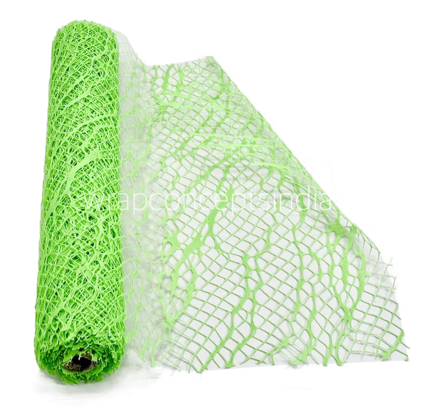 Lime Spider Web Net Roll