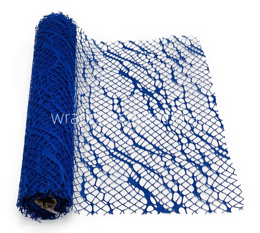Azure Blue Spider Web Net Roll
