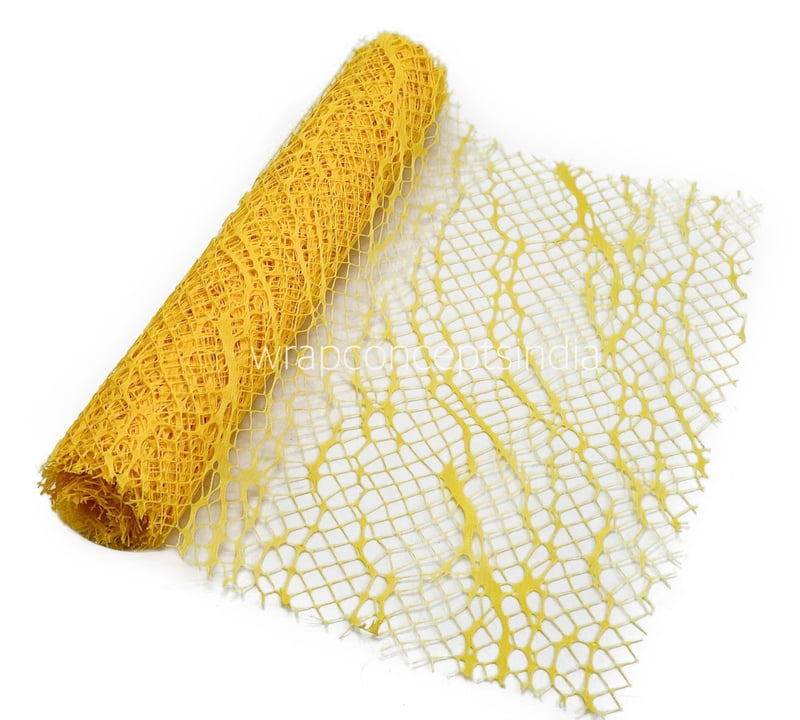 Mango Yellow Spider Web Net Roll