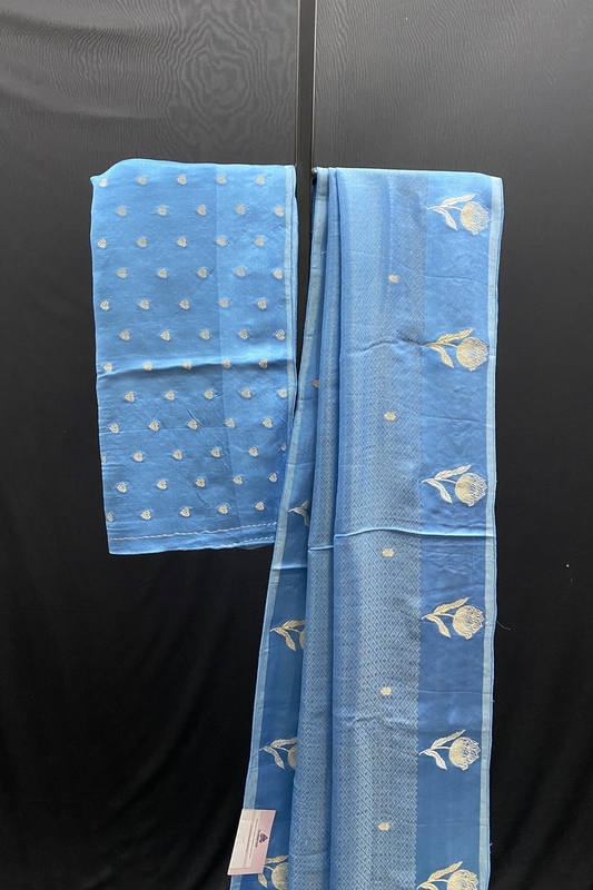 Kiara -  Mango Silk Saree in Satin Border SWS240