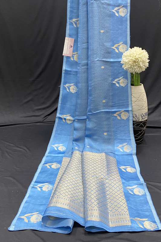Kiara - Mango Silk Saree in Satin Border SWS240