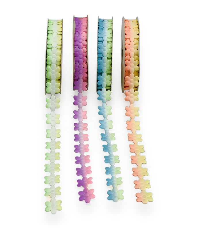 Flower Cut-out Shaded Ribbon