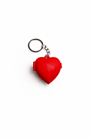 Heart Locket Photo Keychain
