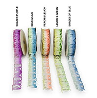 Bow Cut Work Shaded Ribbon