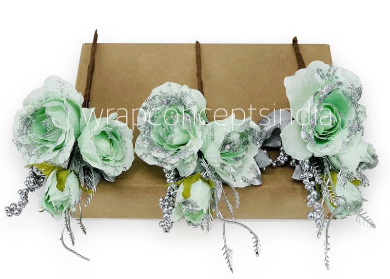 Mint Rose Ready Bunch on Stick