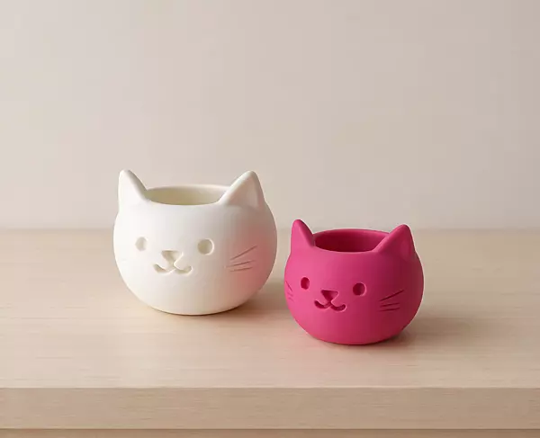 Cute Cat Mini Plant Pot